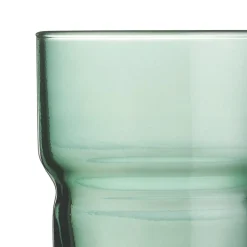 Gobelet forme basse vert verre trempé 22 cl Log Brush - ARCOROC Online