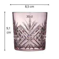 ARCOROC Gobelet forme basse violet verre 30 cl Broadway Clearance