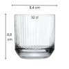 NUDE Gobelet forme basse whisky verre cristallin 32 cl Big Top