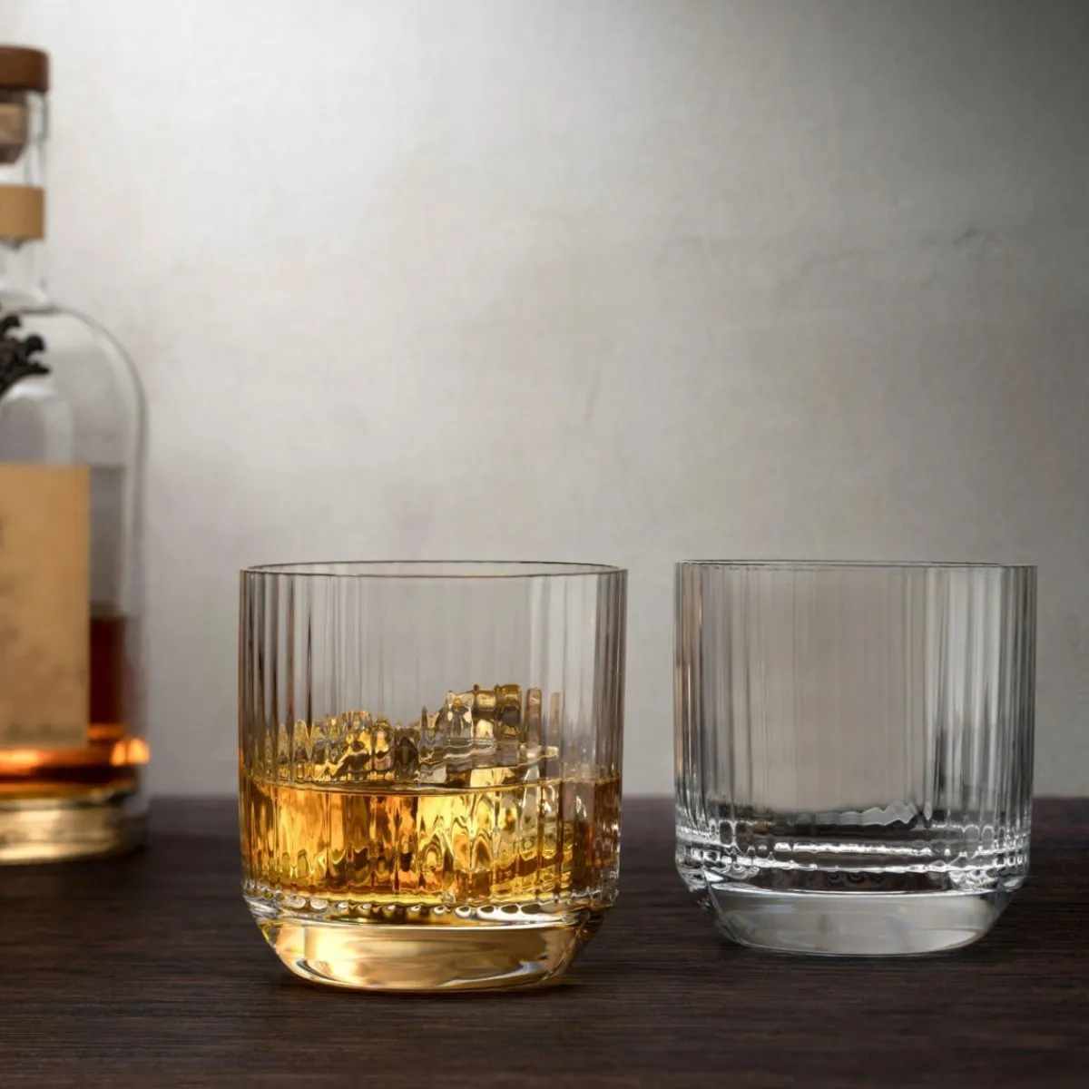 NUDE Gobelet forme basse whisky verre cristallin 32 cl Big Top