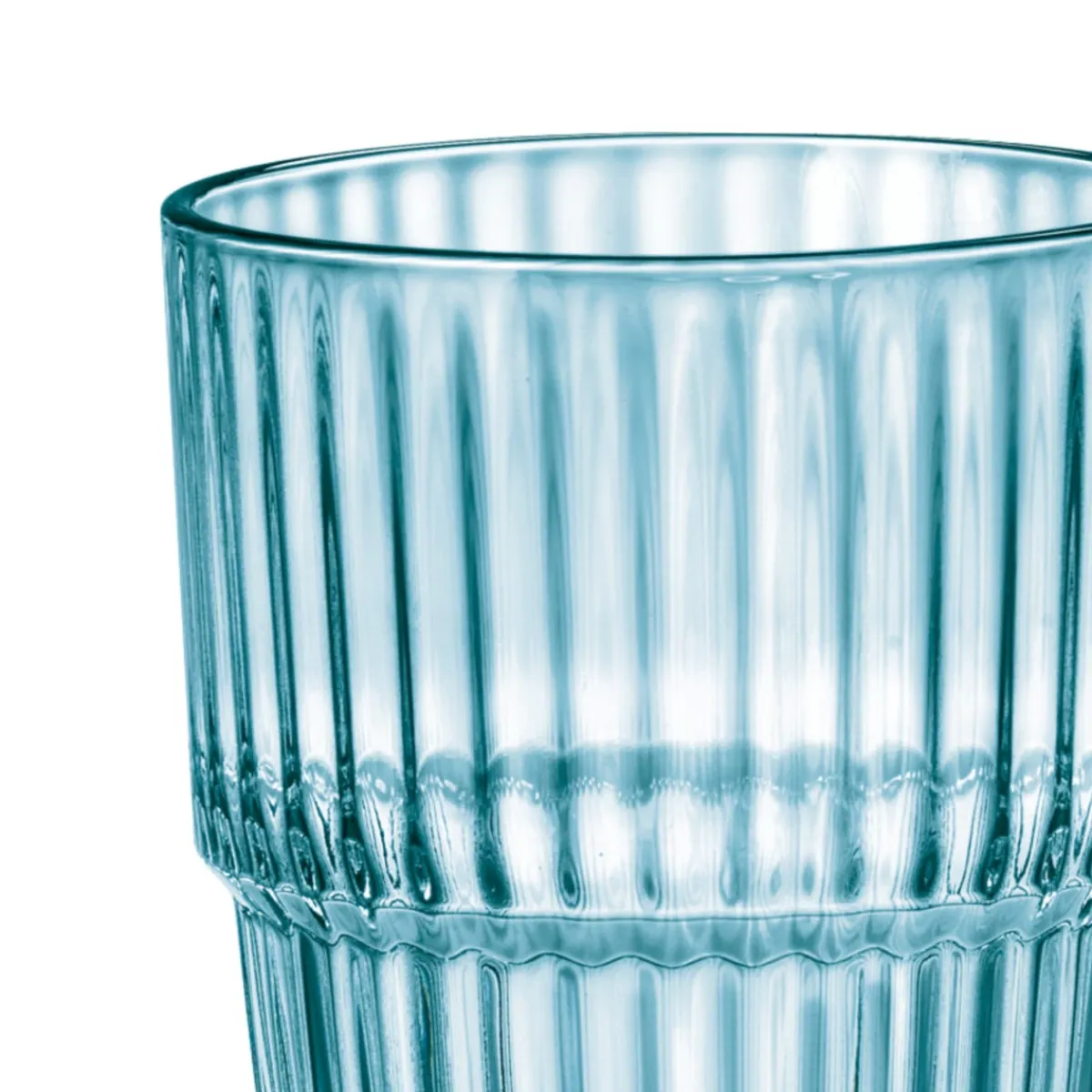 Gobelet forme haute bleu verre trempé 38 cl Barshine - BORMIOLI ROCCO Sale