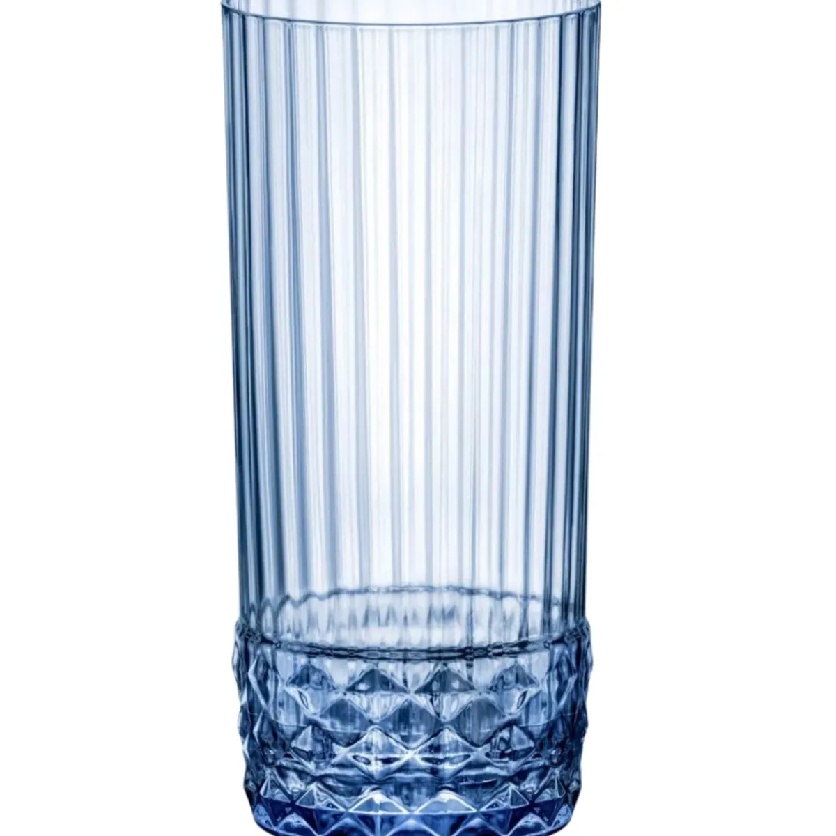 Gobelet forme haute bleu verre 40 cl America 20s - BORMIOLI ROCCO New