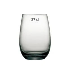 PRO.MUNDI Gobelet forme haute gris verre 37 cl Cara Best