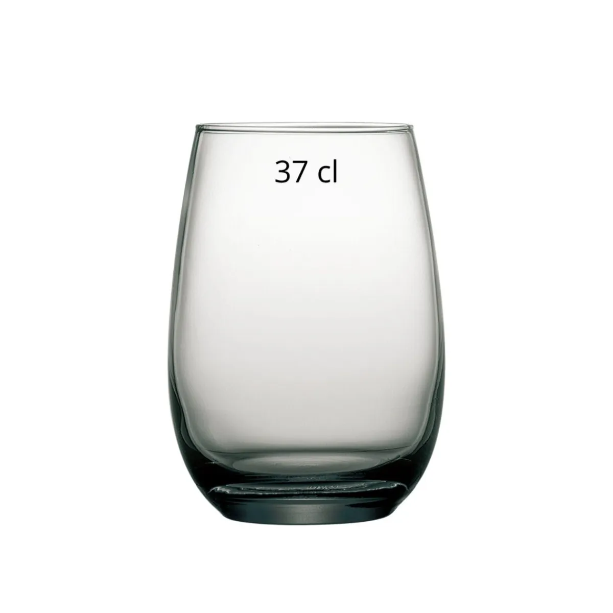 PRO.MUNDI Gobelet forme haute gris verre 37 cl Cara Best