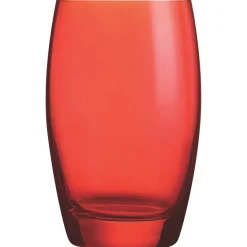 Gobelet forme haute rouge verre 35 cl Salto - ARCOROC Sale