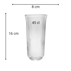 Gobelet forme haute verre 45 cl Inku - SERAX New