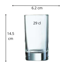 Gobelet forme haute verre 29 cl Islande - ARCOROC Clearance
