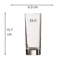 Gobelet forme haute verre 33 cl Islande - ARCOROC New