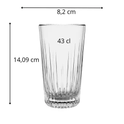 VIDIVI Gobelet forme haute verre 43 cl Mix And Co Sale