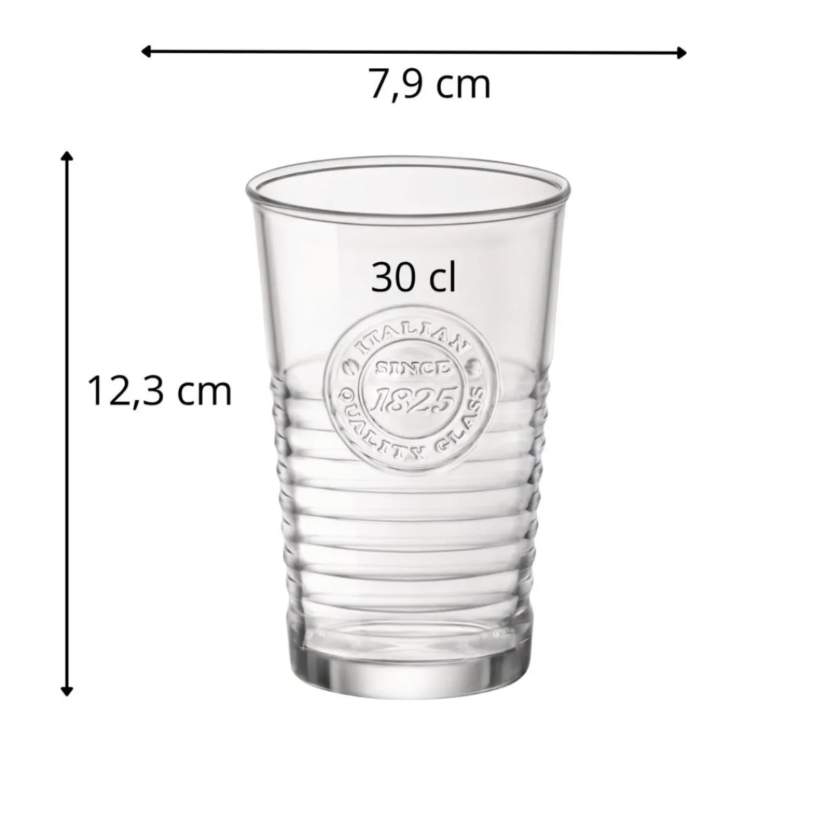 BORMIOLI ROCCO Gobelet forme haute verre 30 cl Officina 1825 Online