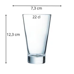Gobelet forme haute verre 22 cl Shetland - ARCOROC Best