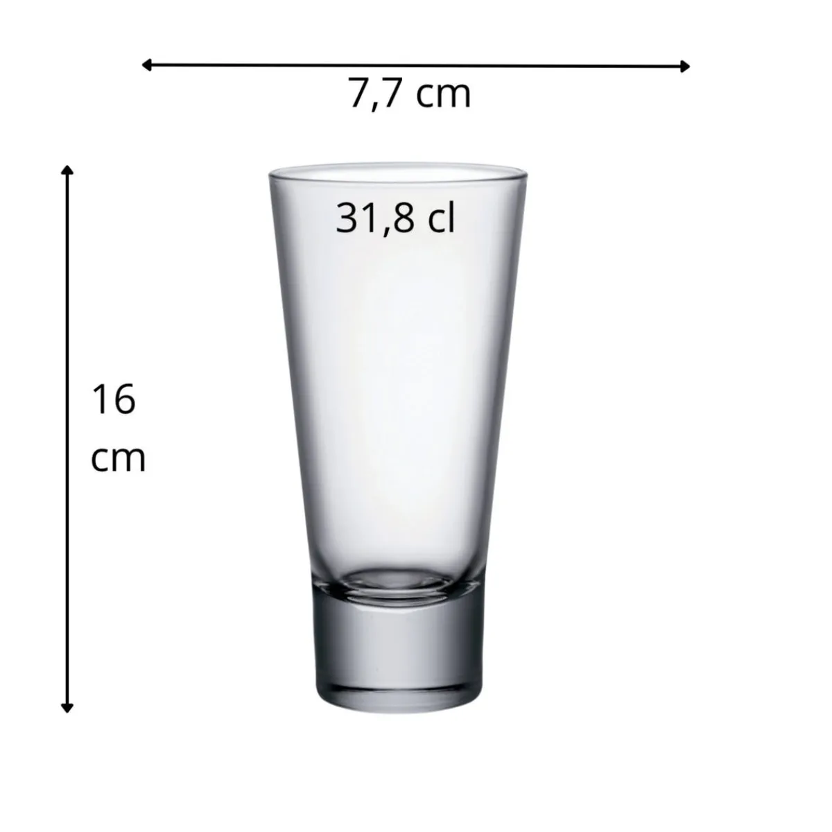 Gobelet forme haute verre 31,8 cl Ypsilon - BORMIOLI ROCCO Outlet