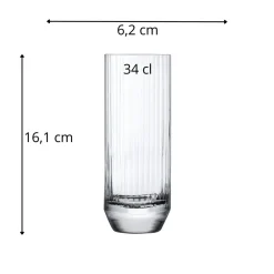 Gobelet forme haute verre cristallin 34 cl Big Top - NUDE Best