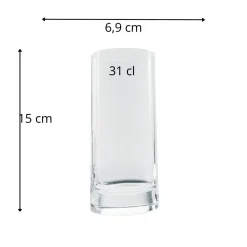 Gobelet forme haute verre cristallin 31 cl Veronese - LUIGI BORMIOLI Outlet