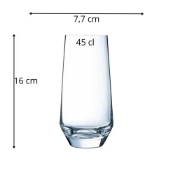 CHEF & SOMMELIER Gobelet forme haute verre cristallin 45 cl Lima New