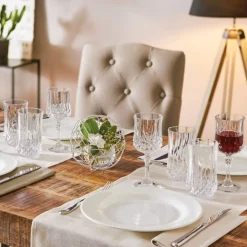 Gobelet forme haute verre cristallin 28 cl Longchamp - CRISTAL D'ARQUES Discount