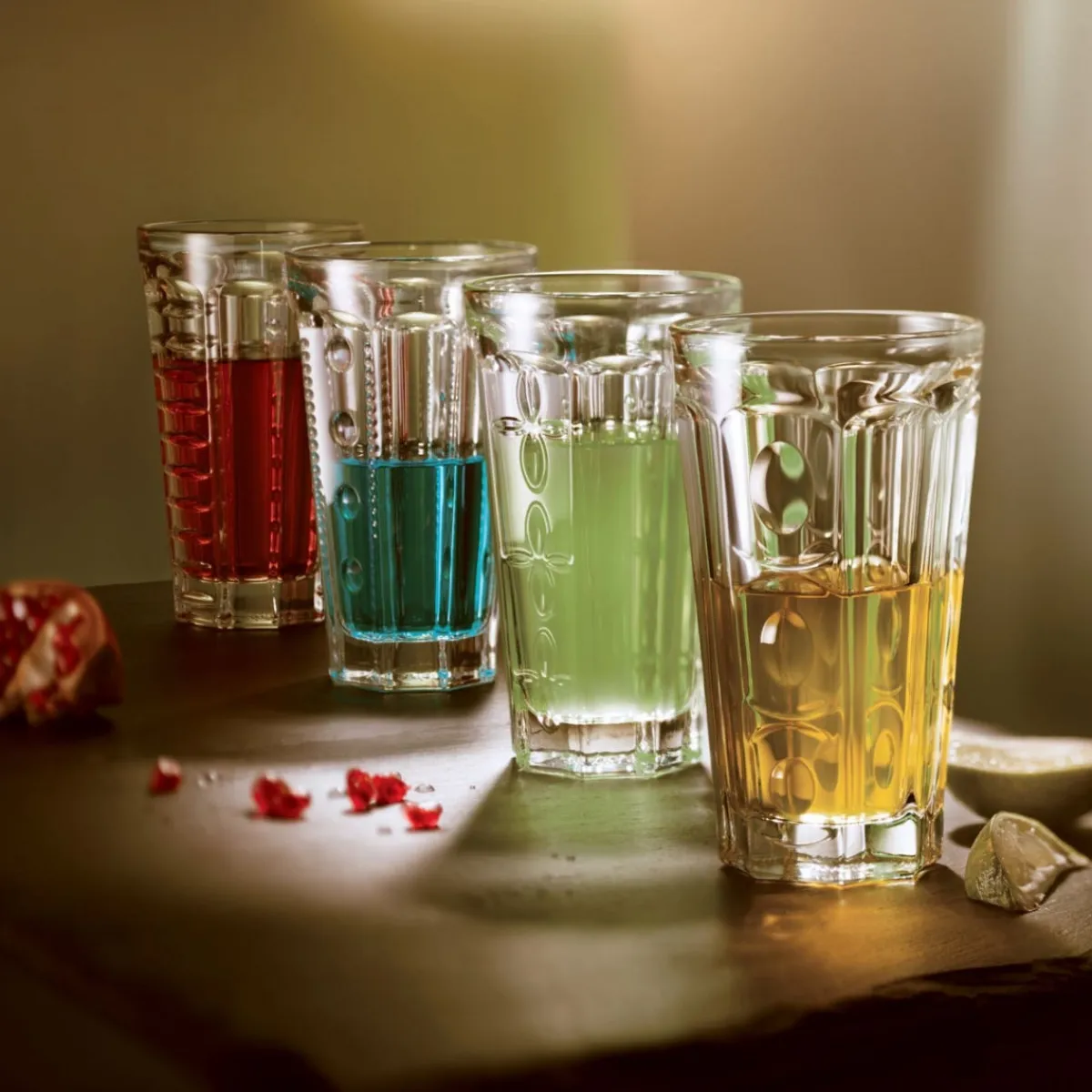 LA ROCHERE Gobelet forme haute verre pressé 34,8 cl Saga Online