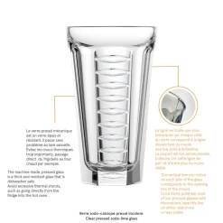 LA ROCHERE Gobelet forme haute verre pressé 34,8 cl Saga Online