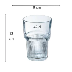 Gobelet forme haute verre trempé 42 cl Starline - ARCOROC Best