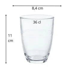 Gobelet forme haute verre trempé 36 cl Gigogne - DURALEX Hot
