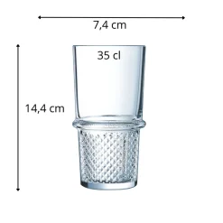 ARCOROC Gobelet forme haute verre trempé 35 cl New York Clearance