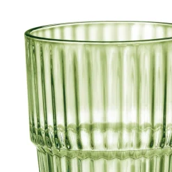 BORMIOLI ROCCO Gobelet forme haute vert verre trempé 38 cl Barshine Sale