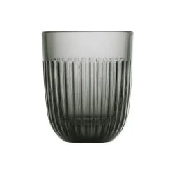LA ROCHERE Gobelet gris anthracite verre pressé 26 cl Ouessant Best