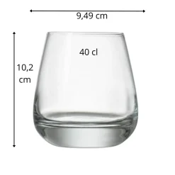 Gobelet lisse verre cristallin 40 cl Cocktail Club - LUIGI BORMIOLI Discount