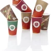 Gobelet orange carton Ø 7 cm 15 cl Hot Cup (100 pièces) - HUHTAMAKI New