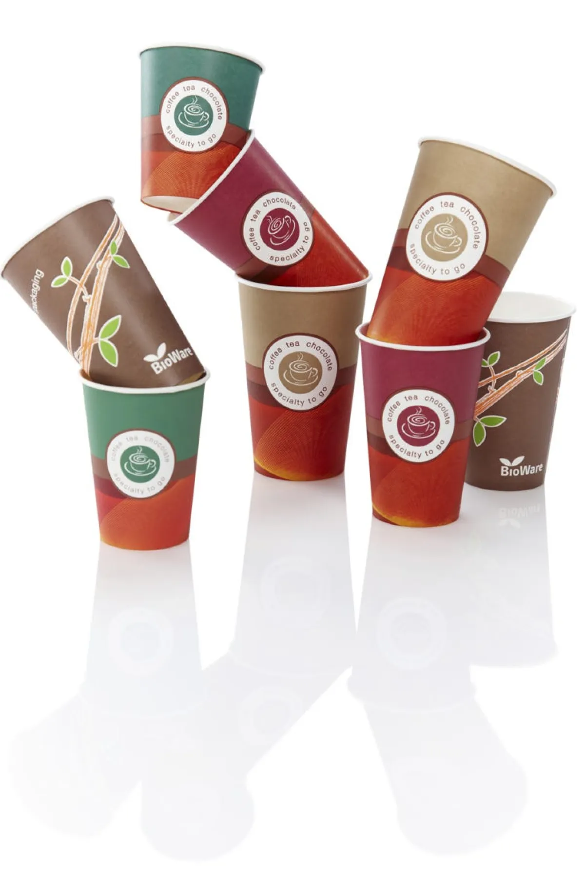 Gobelet orange carton Ø 7 cm 15 cl Hot Cup (100 pièces) - HUHTAMAKI New