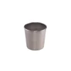 Gobelet rond argent inox 20 cl Inox - PLASTOREX Best