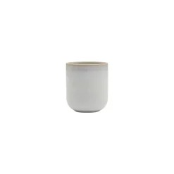 Gobelet rond beige grès émaillé 9 cl Ø 5,5 cm Sand - ACCOLADE Discount