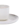 PRO.MUNDI Gobelet rond Beige rosé grès émaillé 9 cl Ø 6,2 cm Pearl Discount