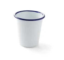 HENDI Gobelet rond blanc acier émaillé 30 cl
