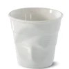 REVOL Gobelet rond blanc porcelaine culinaire 18 cl Ø 8,5 cm Froisse Hot