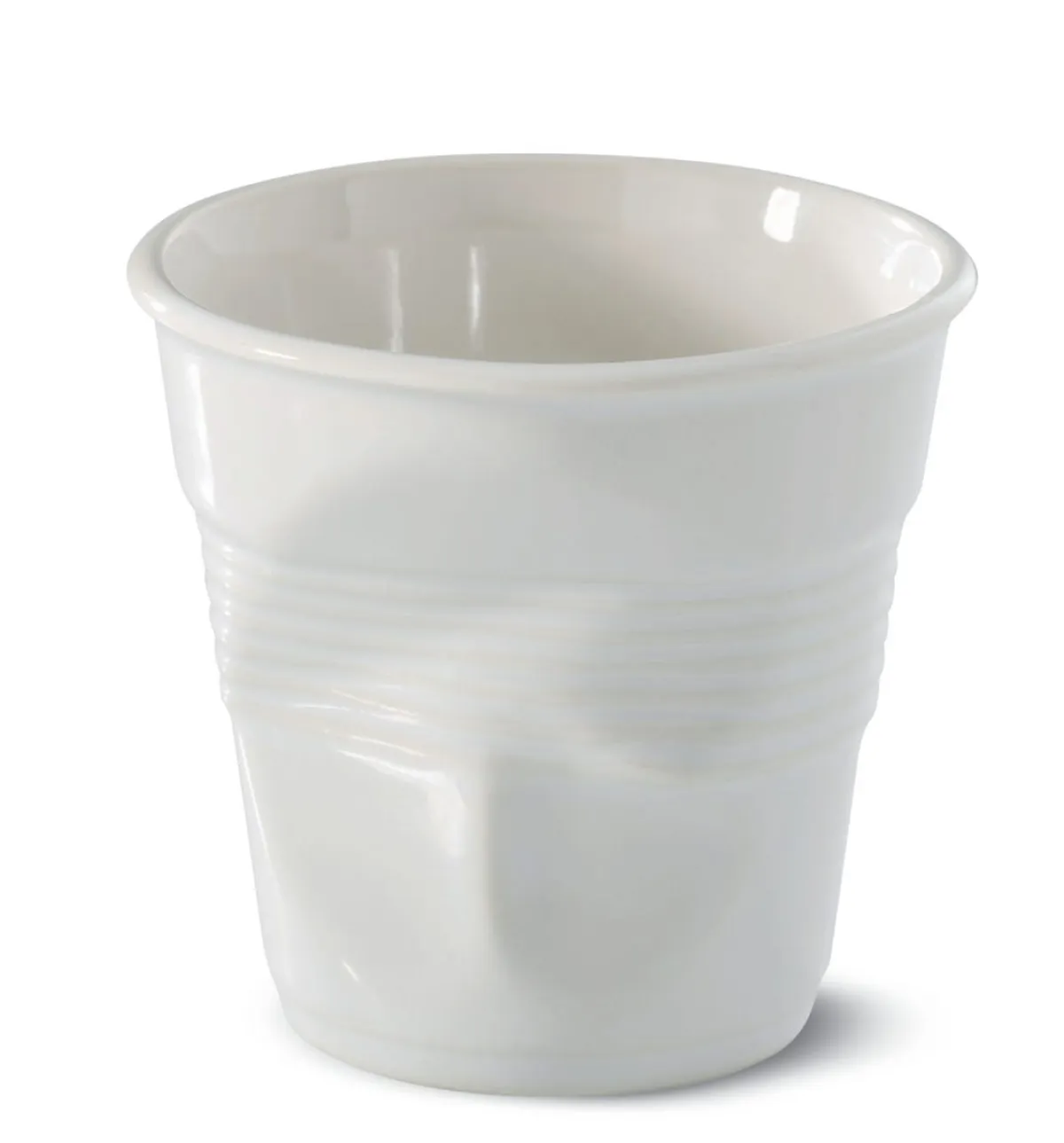 REVOL Gobelet rond blanc porcelaine culinaire 18 cl Ø 8,5 cm Froisse Hot