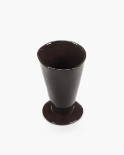 SERAX Gobelet rond ébène grès émaillé Ø 8,5 cm La Mère Discount