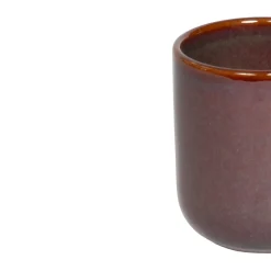 Gobelet rond Marron Bleu grès émaillé 9 cl Ø 5,5 cm Amber - ACCOLADE Sale