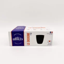 Gobelet rond noir verre trempé 9 cl Gigogne - DURALEX Clearance