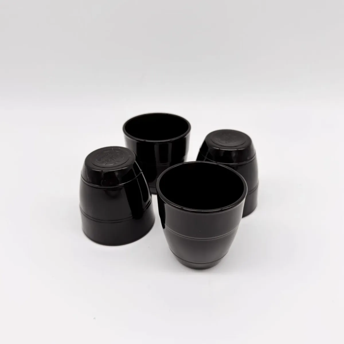 Gobelet rond noir verre trempé 9 cl Gigogne - DURALEX Clearance