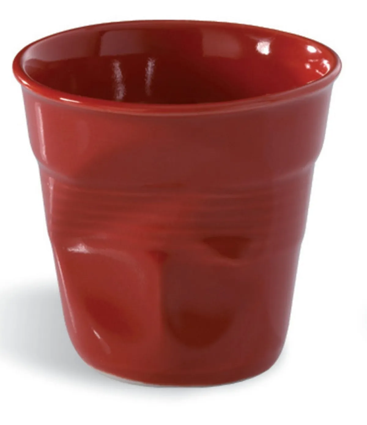 REVOL Gobelet rond rouge piment porcelaine culinaire 8 cl Ø 6,5 cm Froisse Clearance