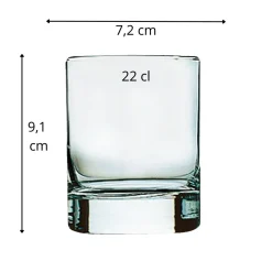BORMIOLI ROCCO Gobelet verre 22 cl Gina Sale