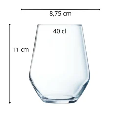 ARCOROC Gobelet verre 40 cl V.juliette Sale