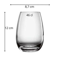 LUIGI BORMIOLI Gobelet verre cristallin 46 cl Ametista Outlet