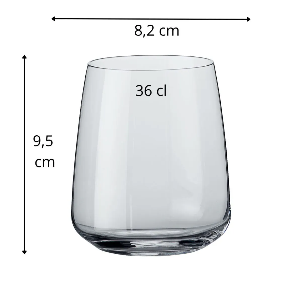 Gobelet verre cristallin 36 cl Aurum - BORMIOLI ROCCO Discount