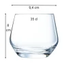 Gobelet verre cristallin 35 cl Lima - CHEF & SOMMELIER New