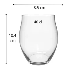 CHEF & SOMMELIER Gobelet verre cristallin 40 cl Macaron Hot