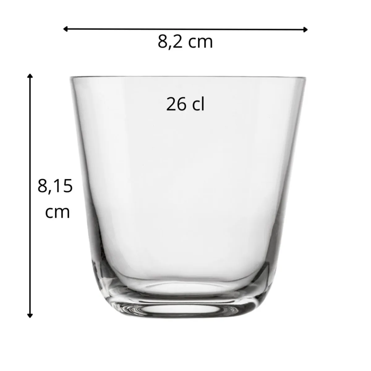 Gobelet verre cristallin 26 cl Savage - NUDE Outlet