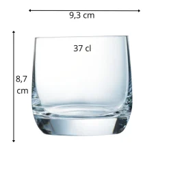 CHEF & SOMMELIER Gobelet verre cristallin 37 cl Vigne Outlet
