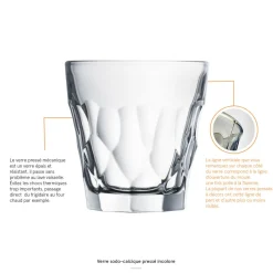 Gobelet verre pressé 29 cl Silex - LA ROCHERE Best